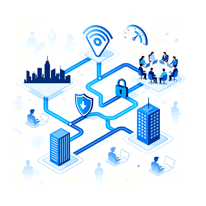 Remote Networking Security Architecture Diagram
